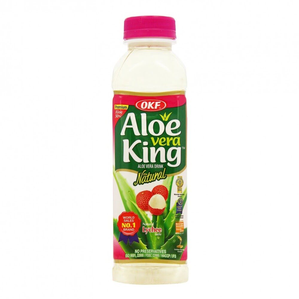 Bouteille plastique de Boisson Aloe Vera King Lychee 500ML OKF