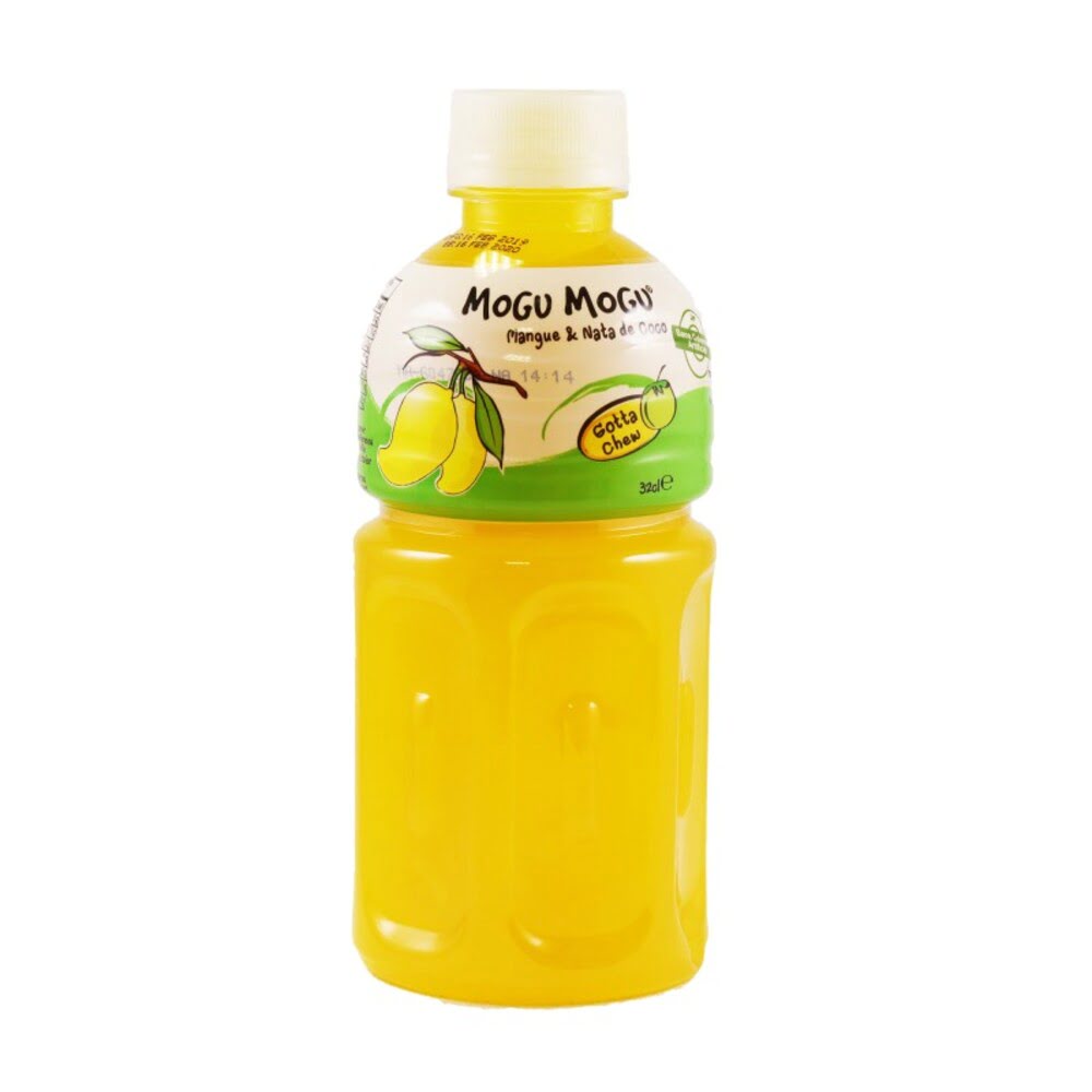 Bouteille en plastique de Boisson Mangue avec nata de coco 320ML MOGU MOGU