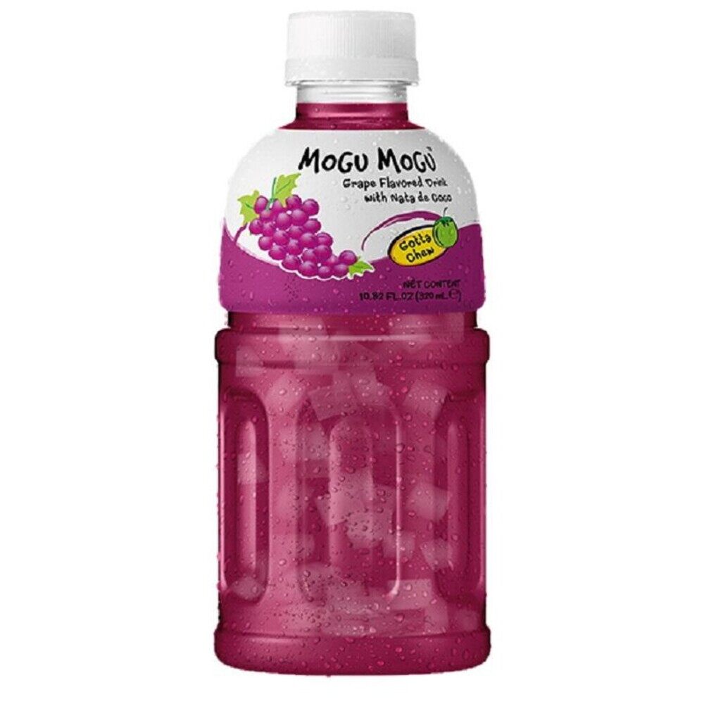 Bouteille en plastique de Boisson Raisin avec nata de coco 320ML MOGU MOGU
