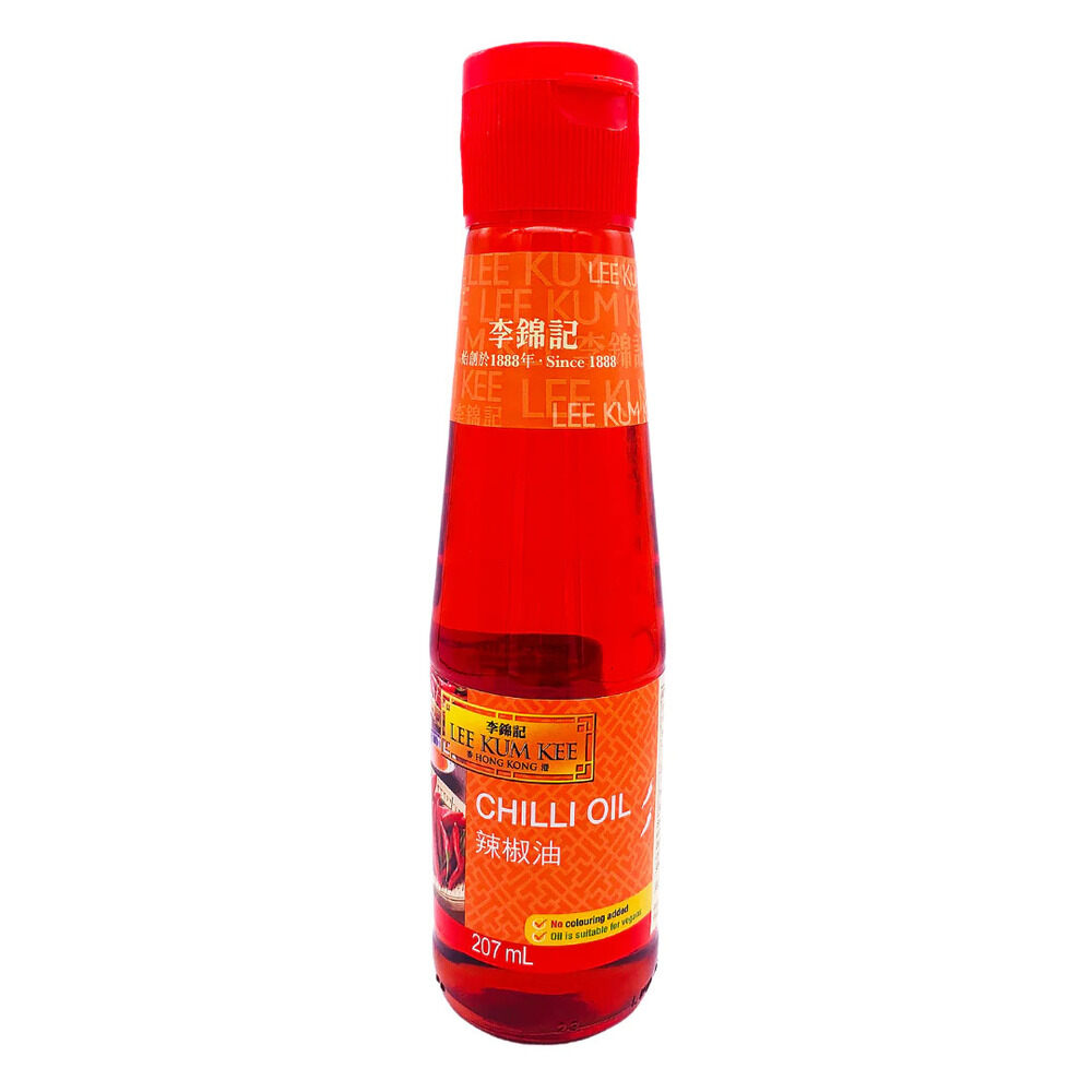 Bouteille en verre de Huile au Piment 207ML LEE KUM KEE