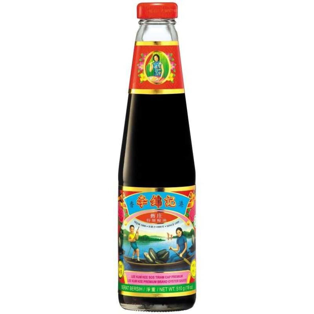 Bouteille de Sauce d'Huître Premium d'une contenance de 500g de la marque LEE KUM KEE