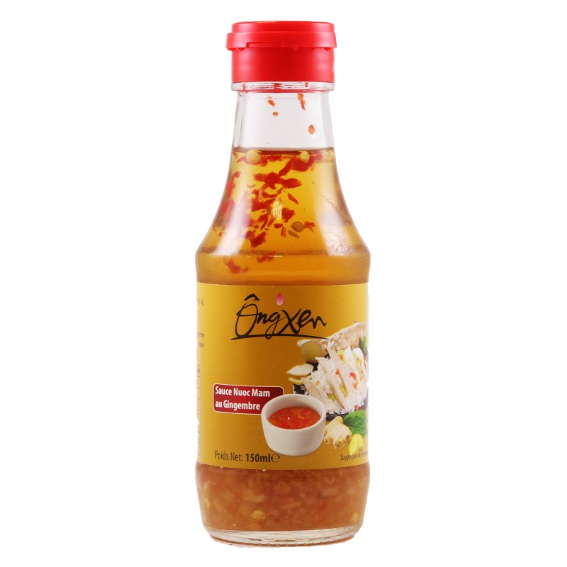 Flacon en verre de Sauce Nem au Gingembre 150ML ONG XEN