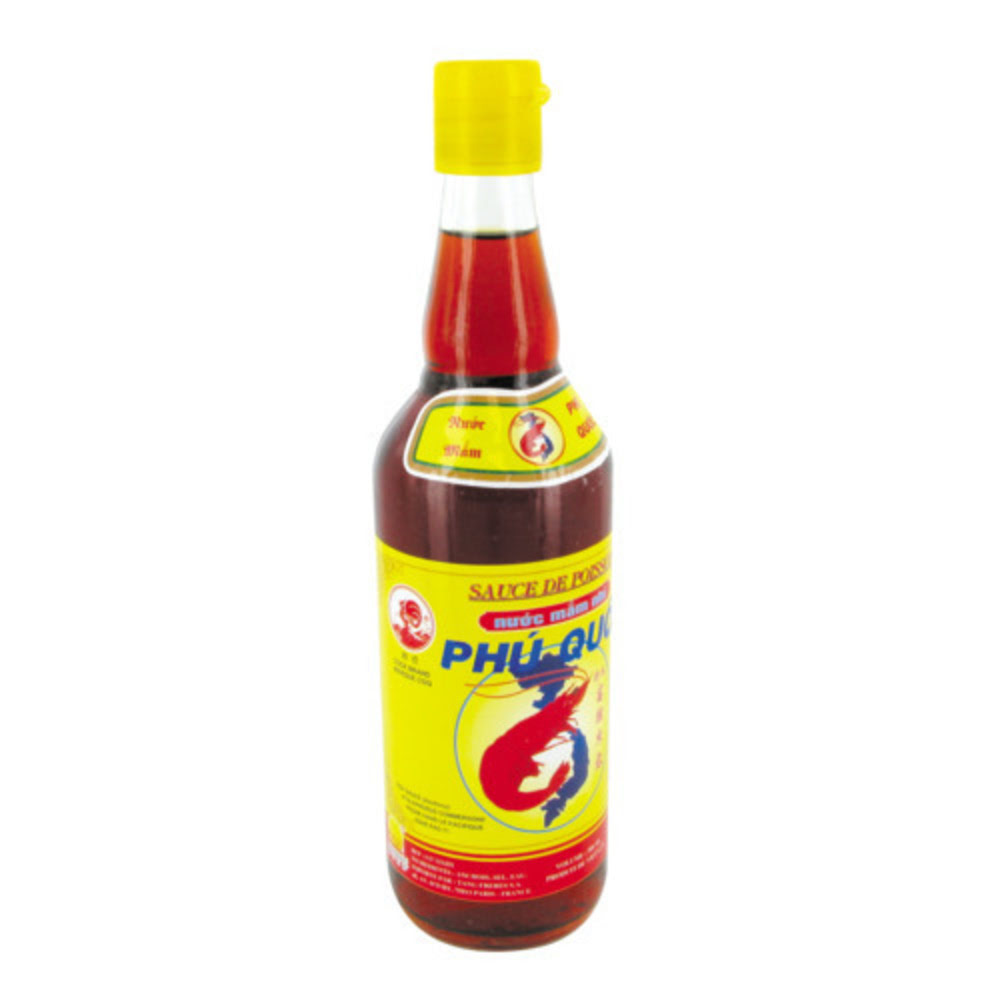 Bouteille en verre de Sauce Nuoc Mam Phu Quoc 35 degrés 500m COCK