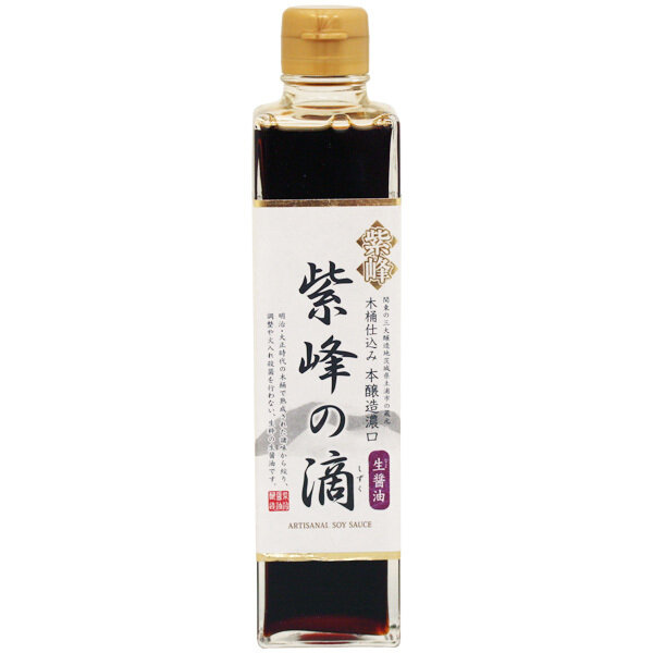 Flacon de 300ml de Sauce Soja non pasteurisée Shiho No Shizuku SHIBANUMA