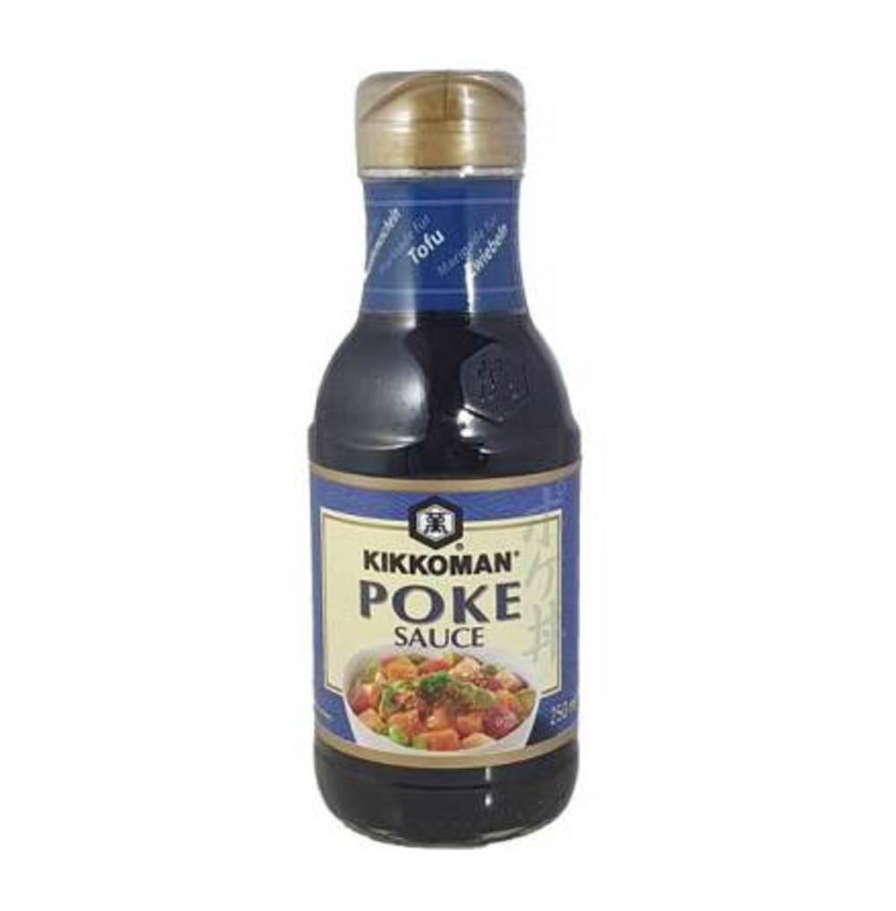 Bouteille en verre de Sauce pour Poke 250ML KIKKOMAN