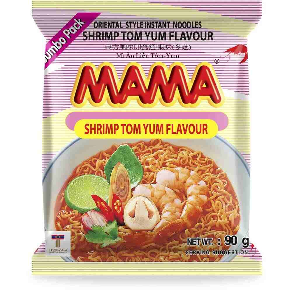 Sachet de Soupe de Nouilles Instantanées Tom Yum 90G MAMA