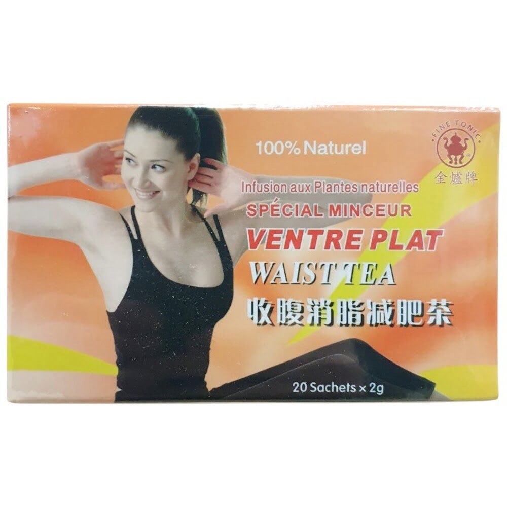 Boîte en carton de Thé Minceur Ventre Plat 40G FINE TONIC