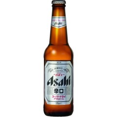 Bouteille en verre de Bière Japonaise en Bouteille 33CL ASAHI