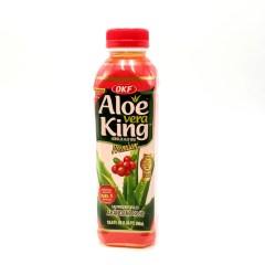 Bouteille plastique de Boisson Aloe Vera King Cranberry 500ML OKF