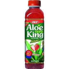 Bouteille plastique de Boisson Aloe Vera King Fraise 500ML OKF