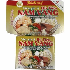 Petite boîte en carton de Cubes de bouillon Hu Tieu Nam Vang 75G BAO LONG