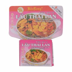 Petite boîte en carton de Cubes de bouillon Lau Thai 75G BAO LONG