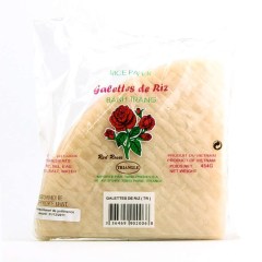 Sachet plastique de Feuilles de Riz Triangles 454G RED ROSES