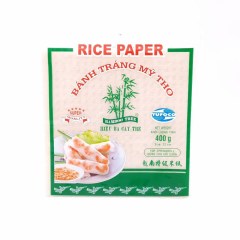 Sachet plastique de Galettes de Riz (Carrées) 22 cm 400G BAMBOO TREE