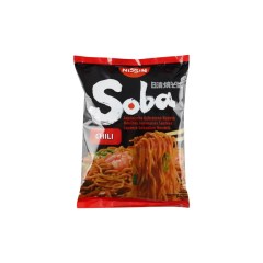 Sachet en plastique de Nouilles Yakisoba Chili 111G NISSIN