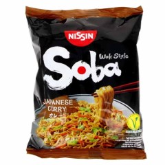 Sachet plastique de Nouilles Yakisoba Curry Japonais 111G NISSIN