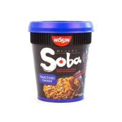 Bol en plastique de Nouilles Yakisoba Poulet Yakitori 90G NISSIN