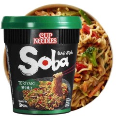 Bol en plastique de Nouilles Yakisoba Teriyaki 90G NISSIN