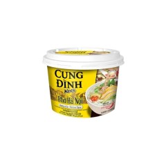 Bol en plastique de Nouilles de riz instantanées (Bol) Poulet 68G CUNG DINH