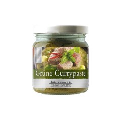 Pot en verre de Pâte Curry Vert 195G THAI PRIDE
