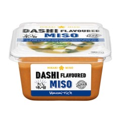Boîte en plastique refermable de Pâte Miso au Dashi 300G HIKARI