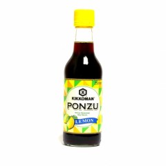 Bouteille en verre de 250ml de Sauce Ponzu au citron de KiKKOMAN