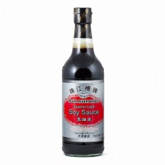 Bouteille en verre de Sauce Soja Claire 500ml Pearl River Bridge