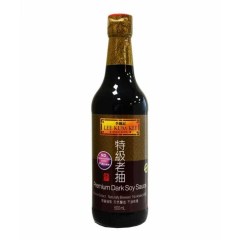 Bouteille en verre de 500ml de Sauce Soja Noire Premium de LEE KUM KEE