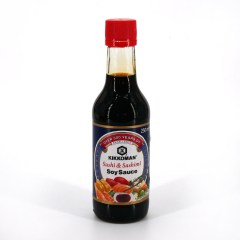 Bouteille en verre de 250ml de la sauce Soja Sushi & Sashimi KIKKOMAN