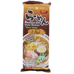 Sachet de Soupe de Nouilles Ramen Style Restaurant Miso 188G HIKARI MISO