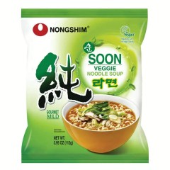 Sachet plastique de Soupe de Nouilles Veggie Ramyum 120g NONGSHIM