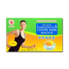 Boîte en carton de Thé Minceur Coupe Faim 40G FINE TONIC