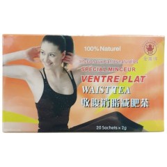 Boîte en carton de Thé Minceur Ventre Plat 40G FINE TONIC