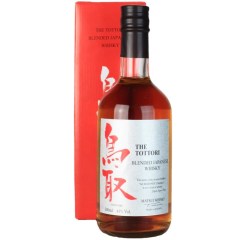 Etui en carton et bouteille en verre de Whisky Japonais Blend (43°) 50CL TOTTORI