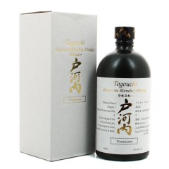 Etui en carton et bouteille en verre de Whisky Japonais Premium (40°) 70CL TOGOUCHI