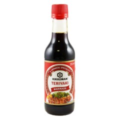 Bouteille en verre de 250ml de Sauce Teriyaki Kikkoman